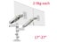 NB H180 Double Monitor/display/lcd Tv Mount 2-9kg/2-12kg Dual Arm Clamp Bracket Carousel 7