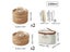 WORTHBUY 18/8 Stainless Steel Thermal Food Container Bento Lunch Box Set Carousel 1