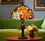 Tiffany Table Lamp (26cm Shade) New Design Carousel 3