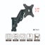 Loctek PSW665SUT Ergonomic Full Motion Gas Spring Arm TV Wall Mount up to 12.8kg Carousel 1
