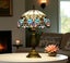 12” Tiffany Table Lamp (30cm Shade) New Design Carousel 2