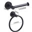 Toilet Paper Roll Holder + Towel Ring Set Carousel 5