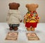 Vintage Russ Teddy Town Bears - School Girl (with tag) + Tourist (with tag) Carousel 3