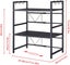 3-Tier Microwave Oven Rack With Adjustable Metal Kitchen Shelf Stand For Coun... Carousel 7