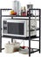 3-Tier Microwave Oven Rack With Adjustable Metal Kitchen Shelf Stand For Coun... Carousel 8