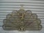 Vintage Brass Peacock Fireplace Screen Carousel 1