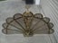 Vintage Brass Peacock Fireplace Screen Carousel 3