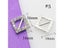 10pcs/Set Variety Rhinestone Buckles For Wedding Invitation Hair Accessories Carousel 1