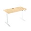 1.2M Sit And Stand Desk In Natural Carousel 2