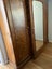 Antique Victorian Wardrobe walnut and maple Carousel 5