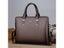 New Luxury Cow Genuine PU Leather Men's Briefcase Messenger Bag Carousel 1