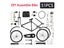51PCS Mini Alloy Bicycle Model Metal Bike Sliding Assembled Version Simulation Carousel 1