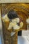 VINTAGE GUSTAV KLIMT "The Kiss" ART NOUVEAU STYLE RESIN MIRROR Carousel 1