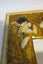 VINTAGE GUSTAV KLIMT "The Kiss" ART NOUVEAU STYLE RESIN MIRROR Carousel 4
