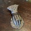 Vintage Metal Hand Paper Clip. Carousel 2