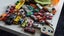 Hot Wheels / Matchbox Diecast Car Lot + Track Pieces & Racing Toys Bundle Carousel 3