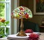 12” Tiffany Table Lamp (30cm Shade) New Design Carousel 3