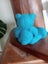 Tiny needle felted teddy Carousel 2