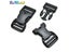 Plastic Dual Adjustable Security Double Lock Buckle For Tactical Belts Black Carousel 6