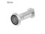 5 Inch Silver Zinc Alloy Door Knocker 180 Degree HD Door Viewer Carousel 1