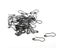100Pcs Safety Bulb Pins Clothing Tag Calabash Crochet Stitch Markers Metal Carousel 1