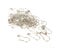 100Pcs Safety Bulb Pins Clothing Tag Calabash Crochet Stitch Markers Metal Carousel 1