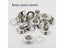 3-10mm 100Sets Metal Eyelet Grommet Round Rings For DIY Leather Craft Bags Carousel 10