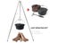 Cast Iron Camping Pot Set With Bag Outdoor Pots 25cm Carousel 12