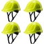 4 Pack Portwest Endurance Plus Work Safety Helmet Vented Hard Hat Hi-Vis Yell... Carousel 1