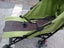 Stroller/ pram/ pushchair - green with basket and hood Carousel 5