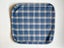 Blue Blanket Pattern Upholstery Fabric including Matching Squab Cover Carousel 1