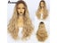 Synthetic Ombre Ash Blonde Long Straight T Part Lace Wig With Baby Hair Gray Carousel 1