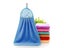 Portable Mini Fruit Print Hand Towel For Kids Solid Color Coral Fleece Towels Carousel 13