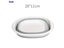 Plastic Foldable Wash Basin Folding Bathtub For Kids Bath Accessories Basket Carousel 1