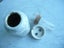 old Boots Hygienic Inhaler , marbled pattern with lid and pipes Carousel 6