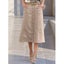 Button Front A-Line Skirt - Size 20 - Natural Carousel 1