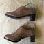 Unbranded Brown Academia Lace Up Brogues Size 43 Carousel 4