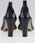 Chanel black patent cap toe ballet heels size 40.5 Carousel 3