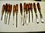 13 x early wood carving chisels Carousel 4
