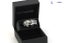 Michael Hill Men's Pattern 8mm Sapphire Tungsten Ring In Box With Receipt Carousel 1
