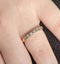 Art Deco 18ct yellow and white gold diamond eternity Carousel 8