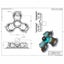 RAM Suction Cup Base - Triple Cup with medium arm and round base - 1.5" Ball Carousel 8
