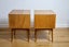 A STUNNING PAIR OF MID 60S SOLID OAK BEDSIDE DRAWERS Carousel 8