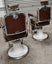 Takara Chukosho BELMONT 1950's barber Chairs x2 Carousel 13