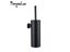 Toilet Brush Holder Matte Black Stainless Steel Wall Mount Cleaning Tool Carousel 9