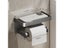 Wall-mounted Toilet Paper Holder With Storage Tray Phone Stand Carousel 1