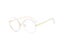 New Fashion Round Frame Anti Blue Light Women Glasses Quality Retro Metal Legs Carousel 1