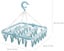 Underwear clothes hanger with 32 clips Foldable clothespin clothes horse Wind Carousel 2