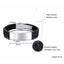 Veile Studios Men's Silicone Stainless Steel Wristband Bangle Black Color Carousel 2