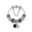 Veile Studios Creative Fashion Blue Starry Glass Beads Bracelets Stars Moon Pend Carousel 1